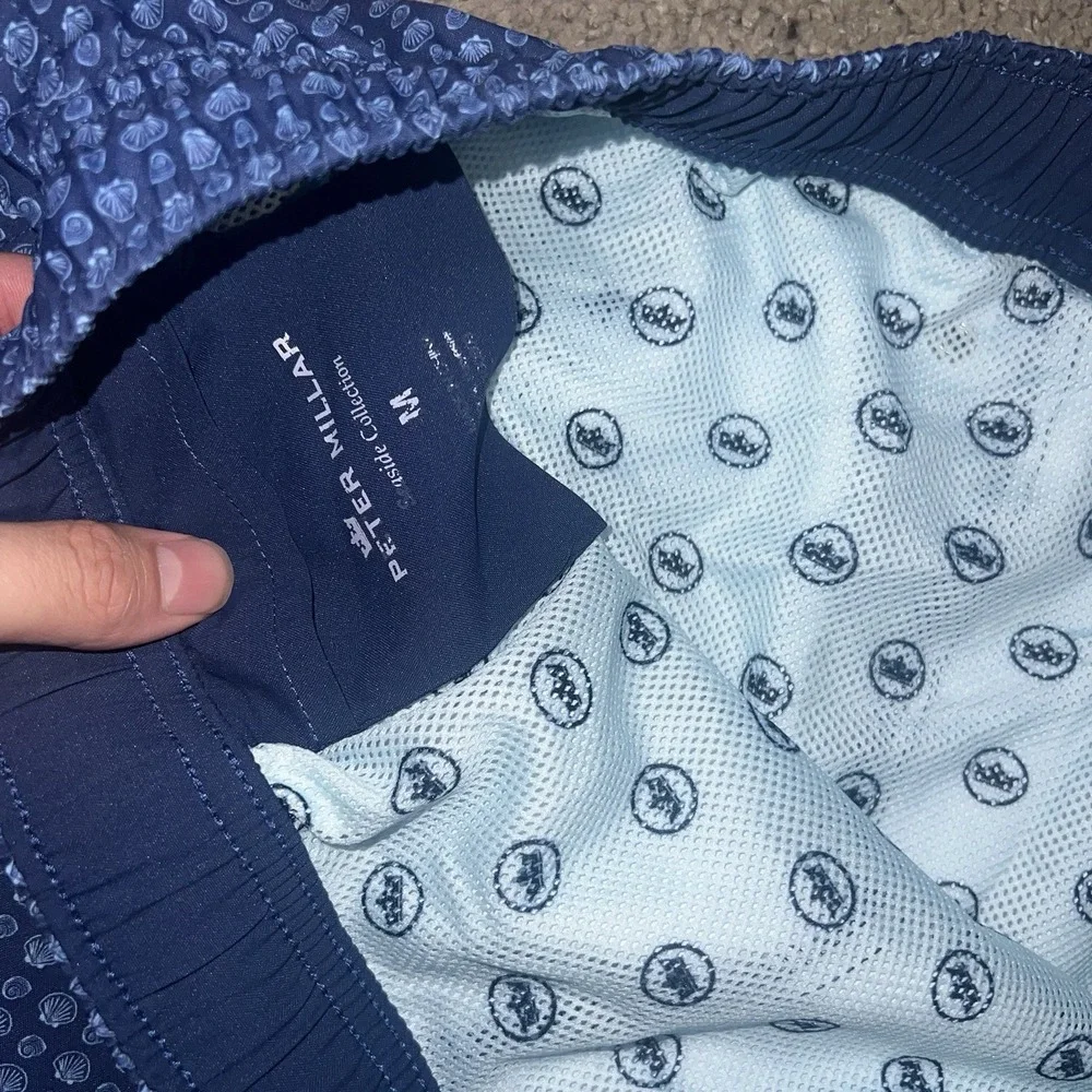 Peter Millar fabric blue